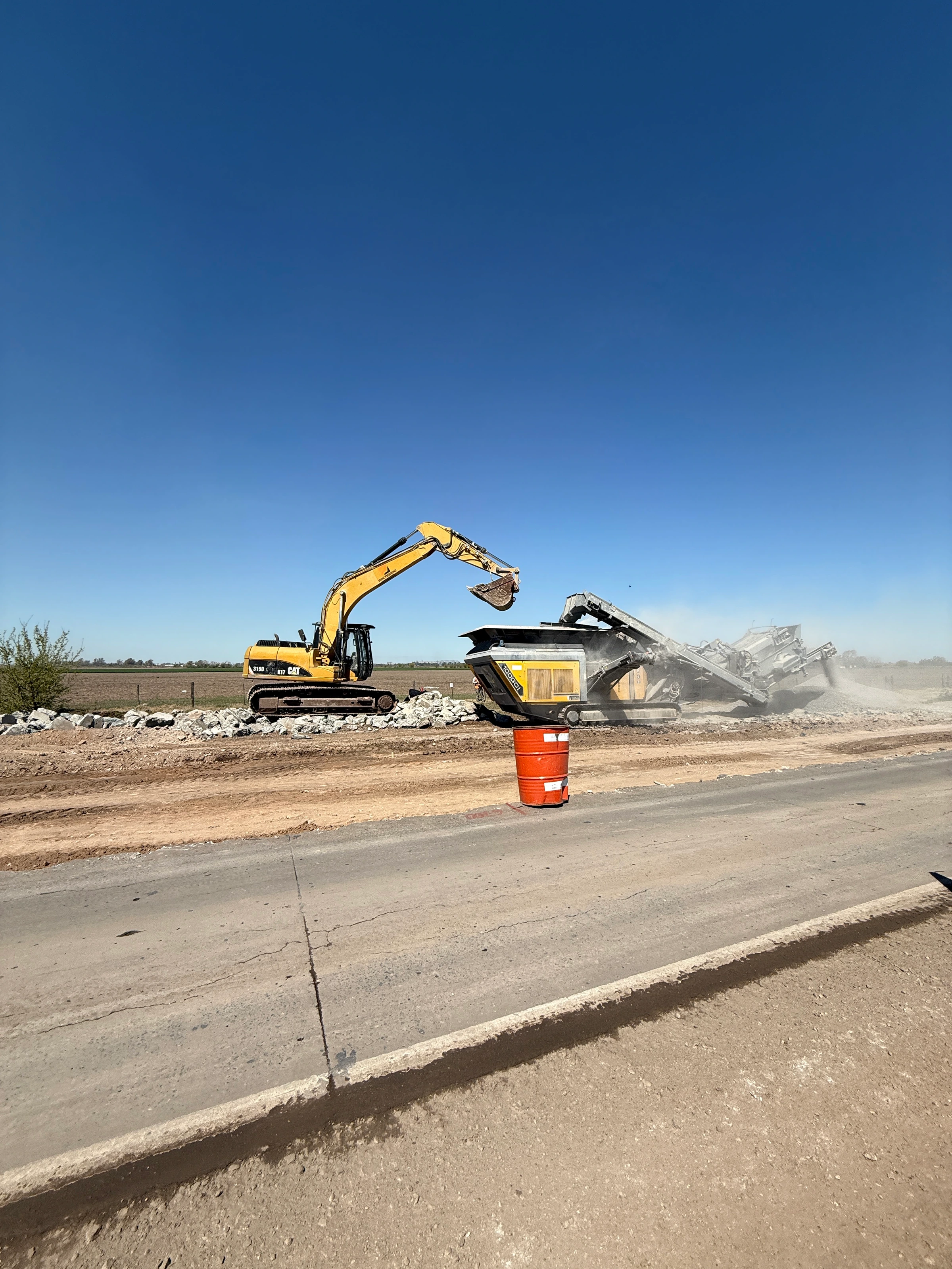 Demolición Camino a la Cremeria